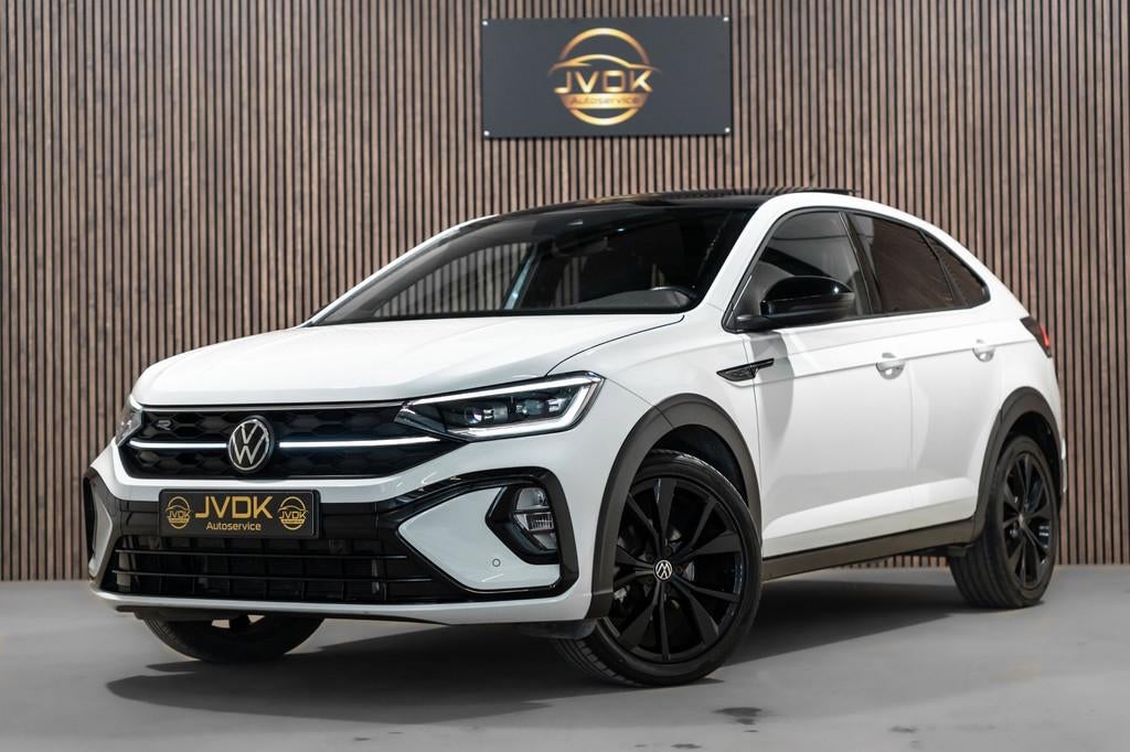 Volkswagen Taigo 1.0 TSI R-Line DSG IQ PANO LED, Auto's, Alcantara, Wit, Bedrijf, 630 kg