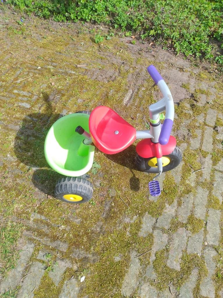Kinder driewieler met bakje - Gebruikt, Ophalen, Gebruikt, Onbekend