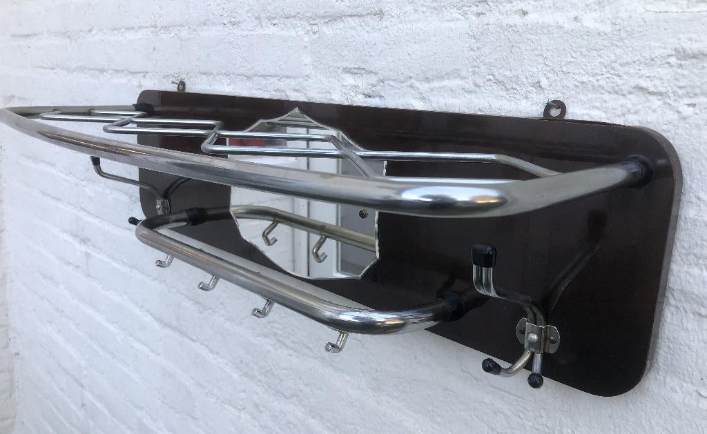 Prachtige originele wandkapstok, vintage design, Wandkapstok, Ophalen of Verzenden, Zo goed als nieuw, Minder dan 100 cm