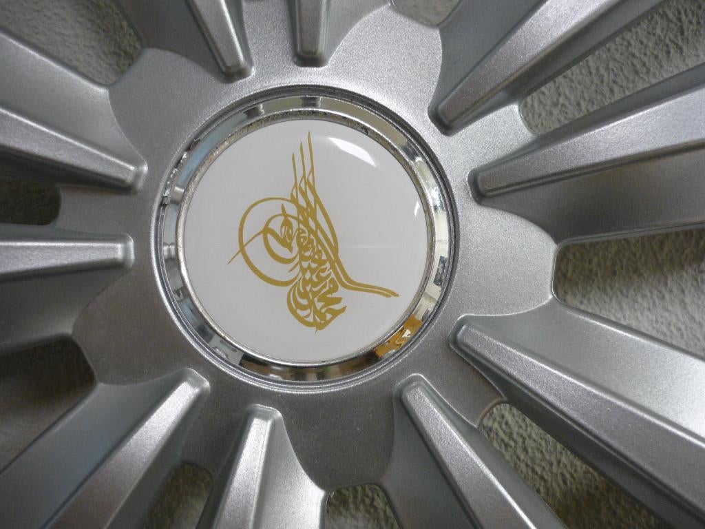 Tugra naafstickers, Gel, doming 3D, Epoxy Car,, Verzenden, Nieuw, Overige typen