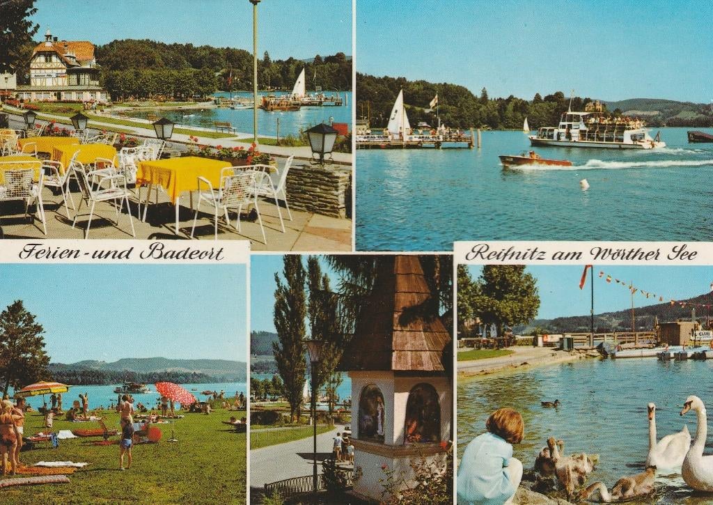 Wortersee      zwanenmeer, Ophalen of Verzenden, 1960 tot 1980, Gelopen, Duitsland