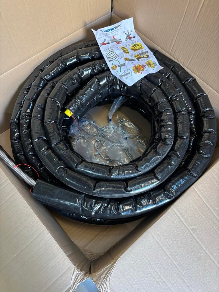 RVS ribbelbuis flexibel warmtepomp - 15 meter DN20, Ophalen, Nieuw