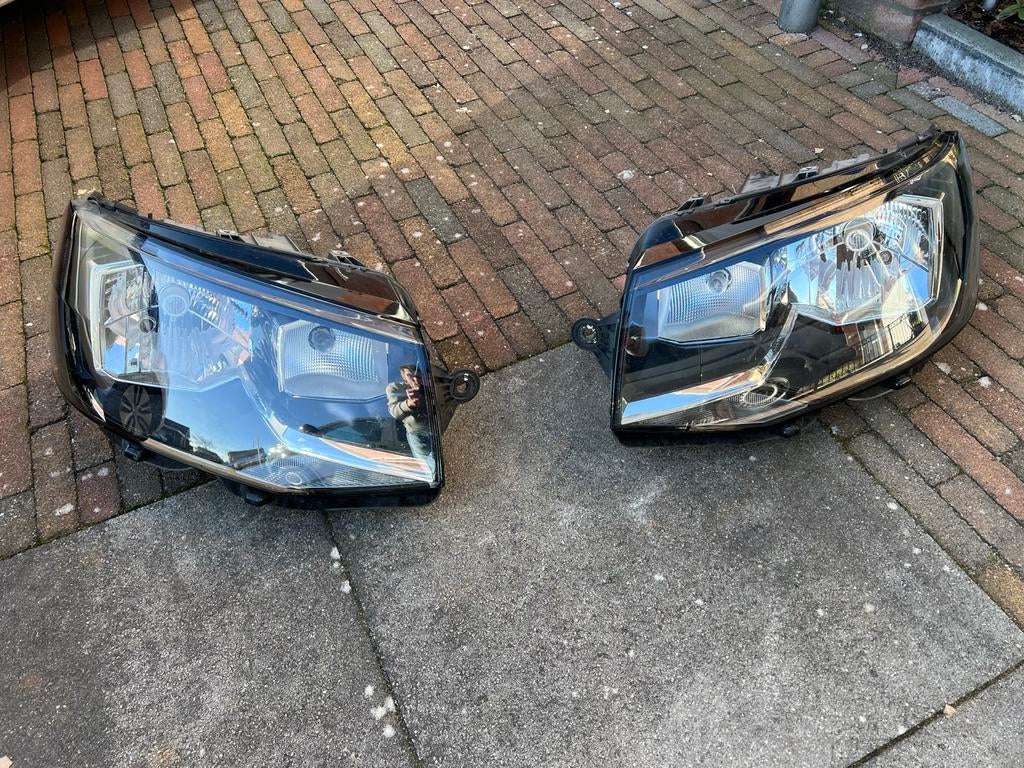 VW Transporter T6 Koplampen (set) - Onbeschadigd 2018, Ophalen, Gebruikt, Volkswagen