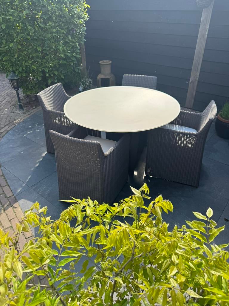 Manutti Fuse Tuinset Loungeset, Ophalen, Zo goed als nieuw, Wicker