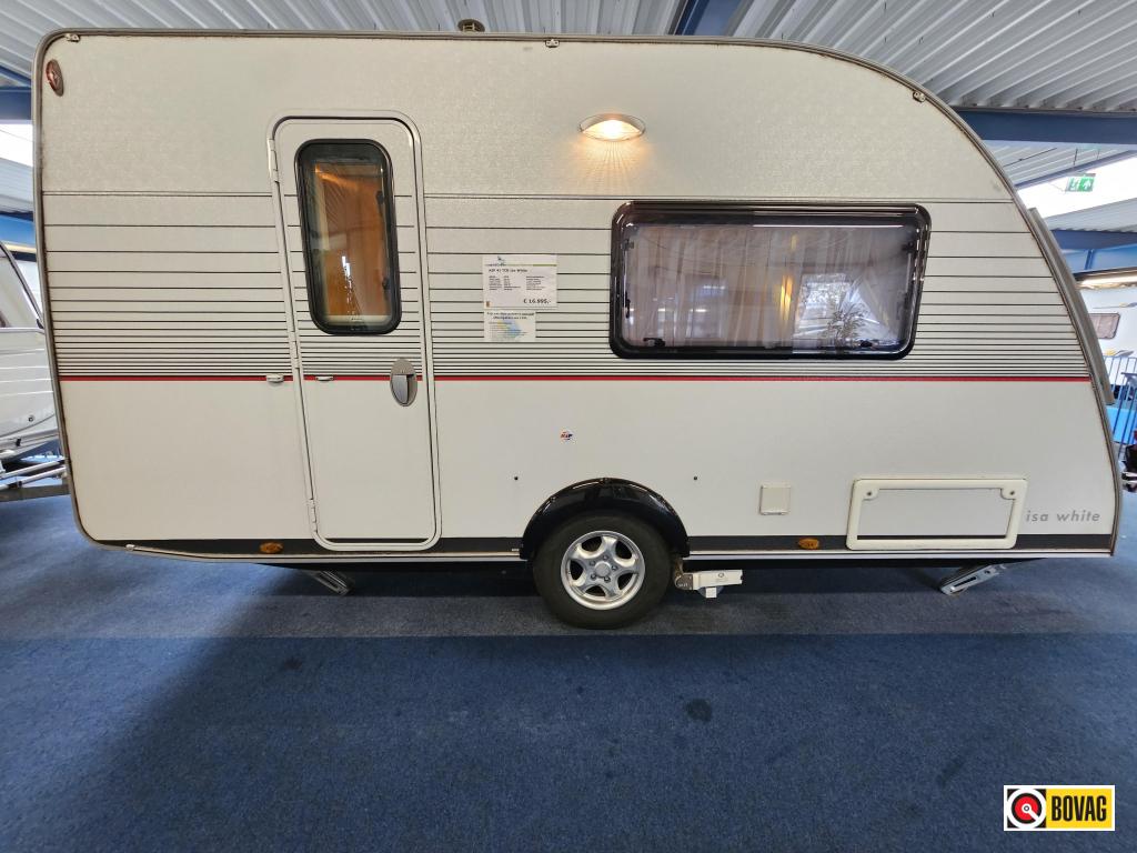 Kip Isa White 41 TCB VOORTENT/FIETSENREK/MOVER, Caravans en Kamperen, Overige typen, Standaardzit, Kip, Tot en met 2