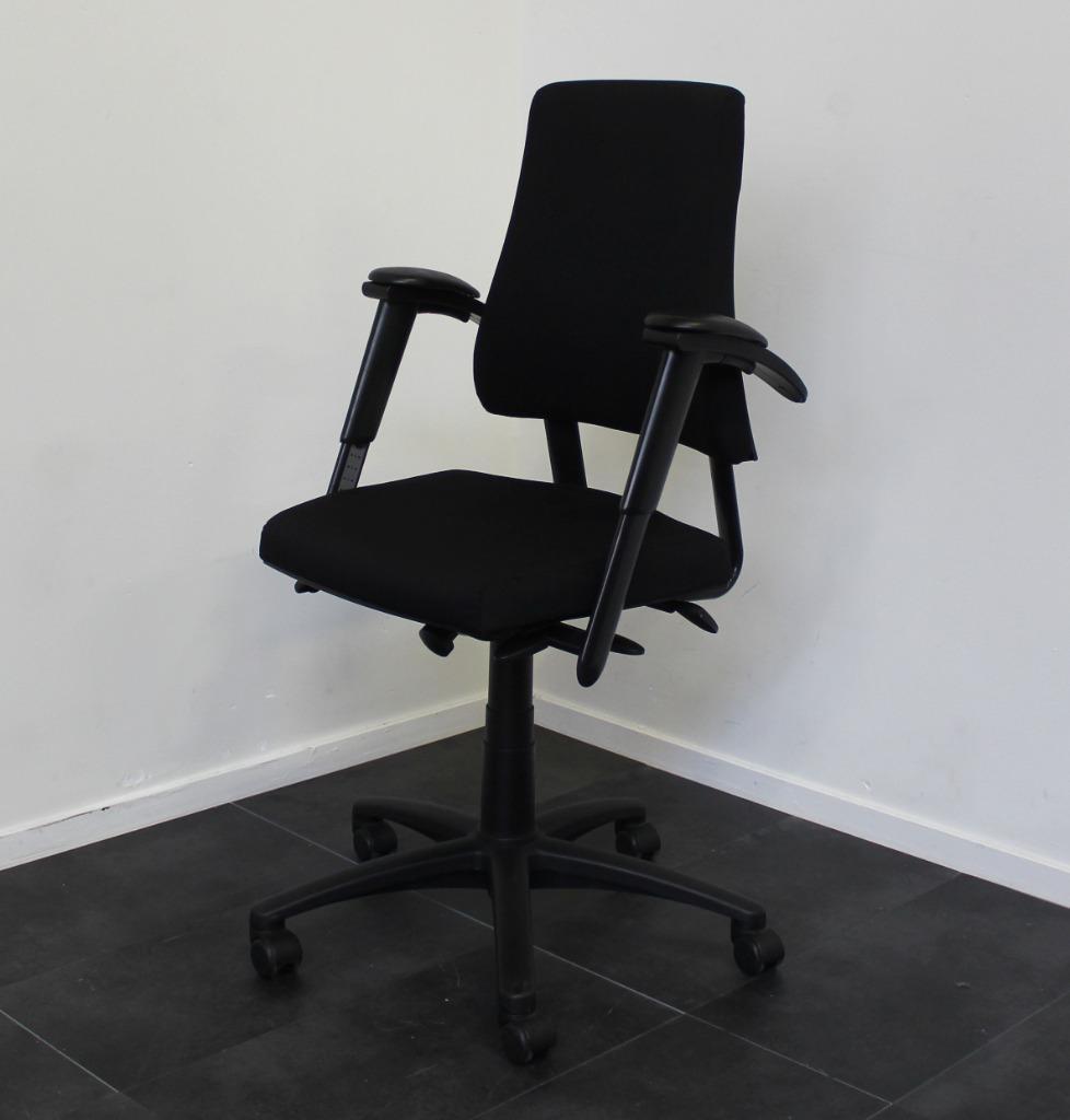 BMA Axia Bureaustoelen, Hoge Rug, 3D-Pads, Nieuwe Stof, Gebruikt, -, Zwart, -