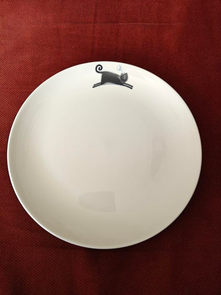 Portmeirion rob scotton's PS dinner bord kat&muis, Ophalen of Verzenden, Zo goed als nieuw, Bord(en), Overige stijlen