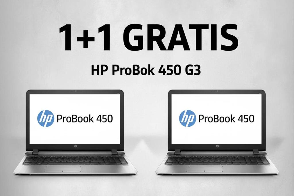 HP ProBook 450 G3 – 1+1 Gratis Bundle | Incl. Muis & Office, Computers en Software, Windows Laptops, Niet ingevuld, Refurbished