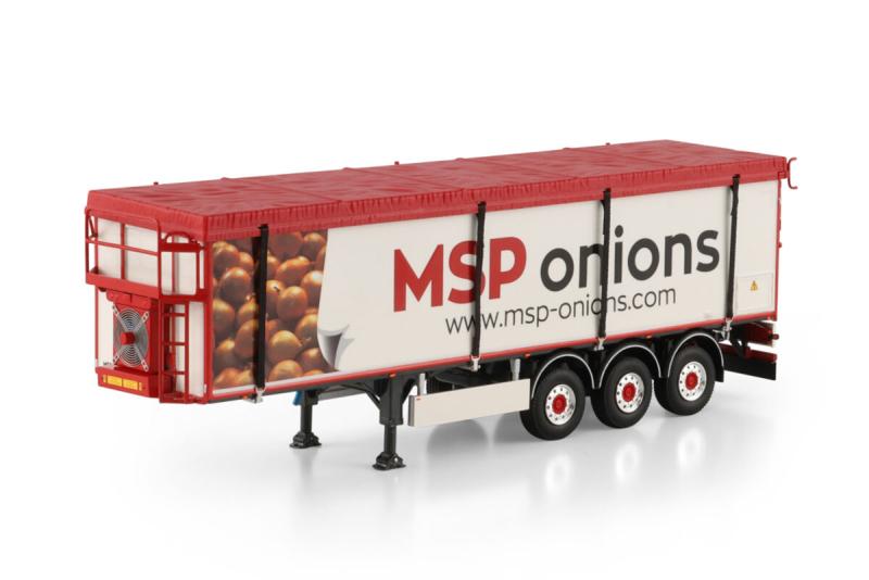 MSP Onions; BELT TRAILER - 3 AXLE, Nieuw, Ophalen of Verzenden, Bus of Vrachtwagen, Wsi