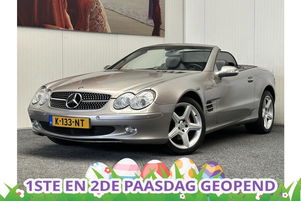 Mercedes-Benz SL-Klasse 350 YOUNGTIMER ! LEDER STOELVERWARMI, Automaat, Gebruikt, Zwart, Cabriolet