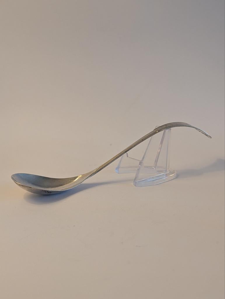 Antieke Zilveren Art Deco Dessertlepel – 1930, Antiek en Kunst, Ophalen of Verzenden, Zilver