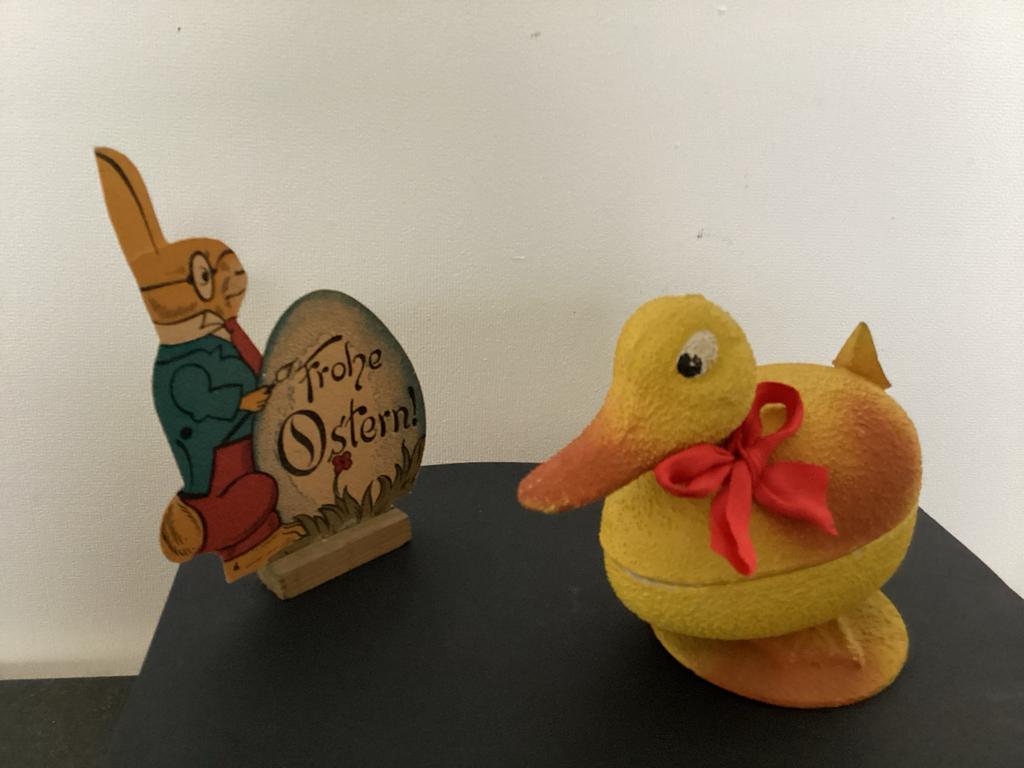 Oude Candy container Eend, Ophalen of Verzenden