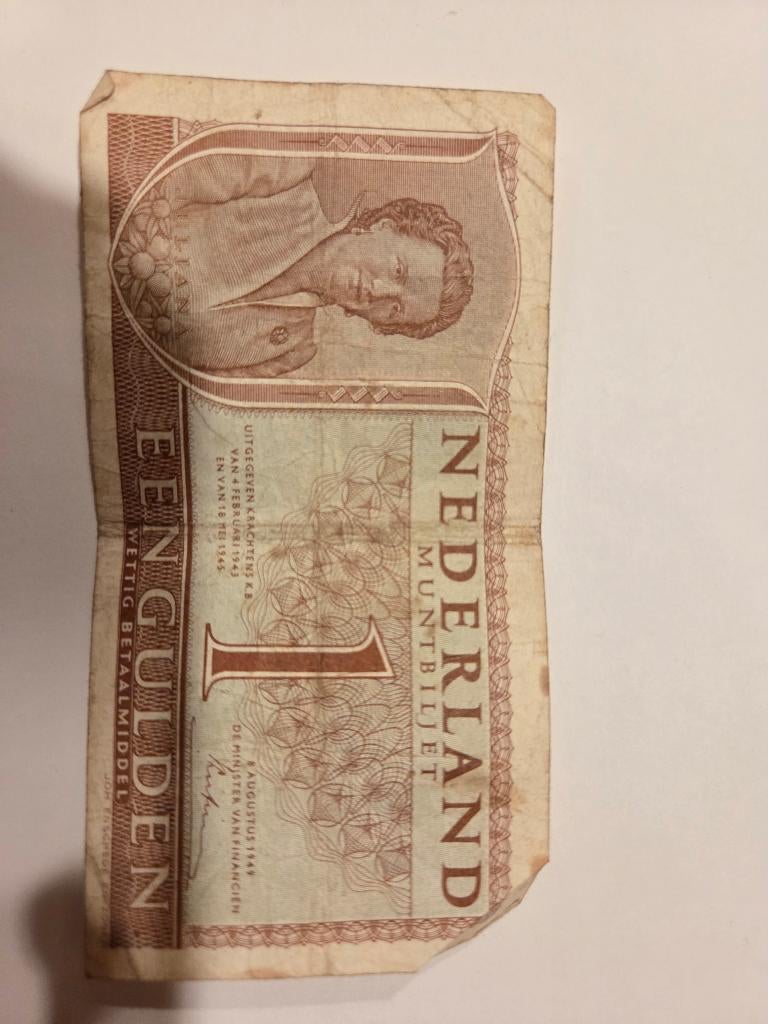 Oude gulden, Postzegels en Munten, Bankbiljetten | Nederland, Ophalen of Verzenden, 1 gulden, Setje