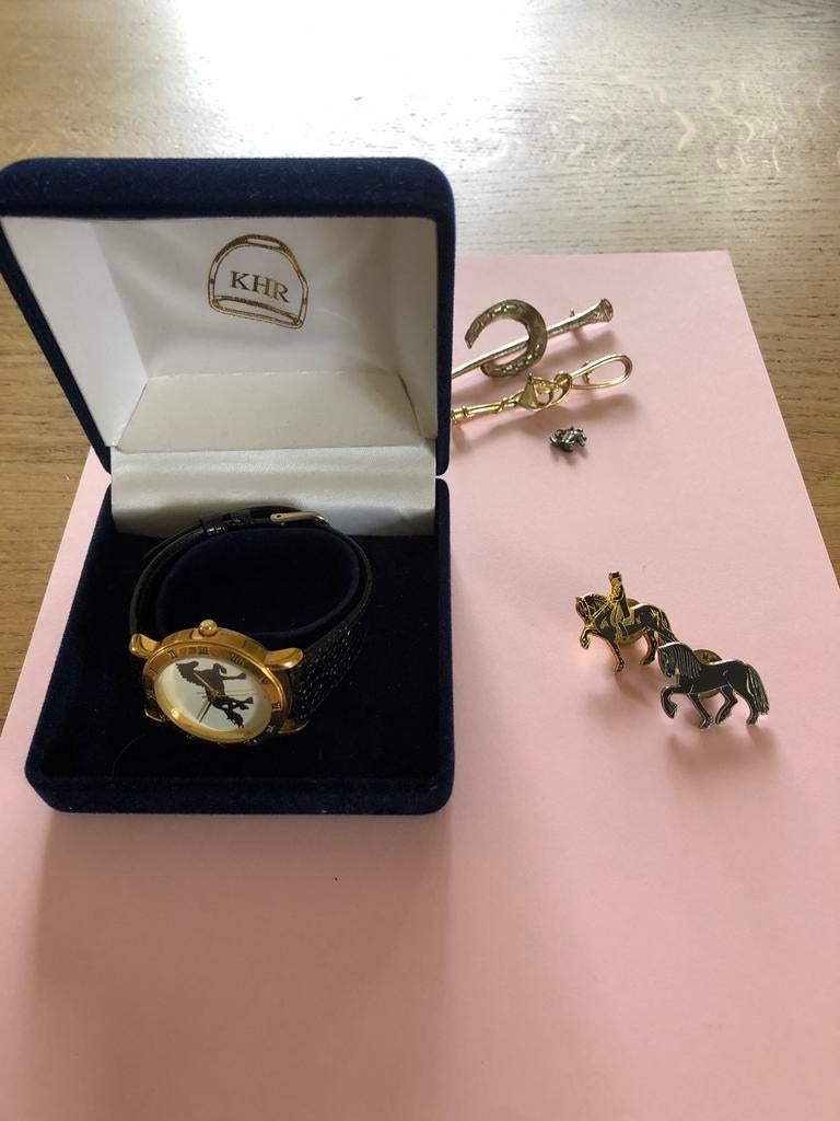 Fries paarden horloge, speldjes, Ophalen, Overige kleuren, 20 of groter, Zo goed als nieuw