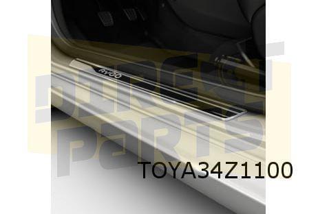 Toyota Aygo Instaplijsten (2x) tekst ''Aygo" design elegant, -, Verzenden, -, Nieuw