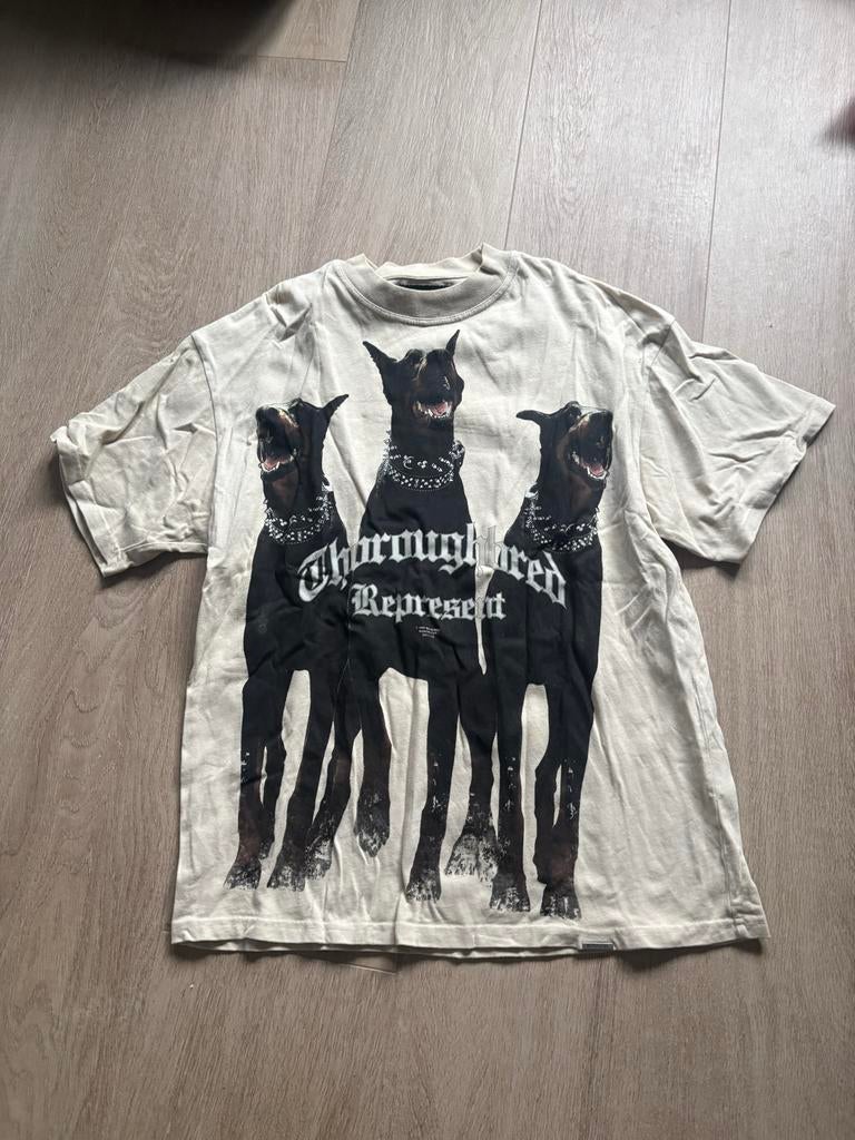 Represent T-shirt maar M, Ophalen of Verzenden, Zo goed als nieuw, Maat 48/50 (M), Beige