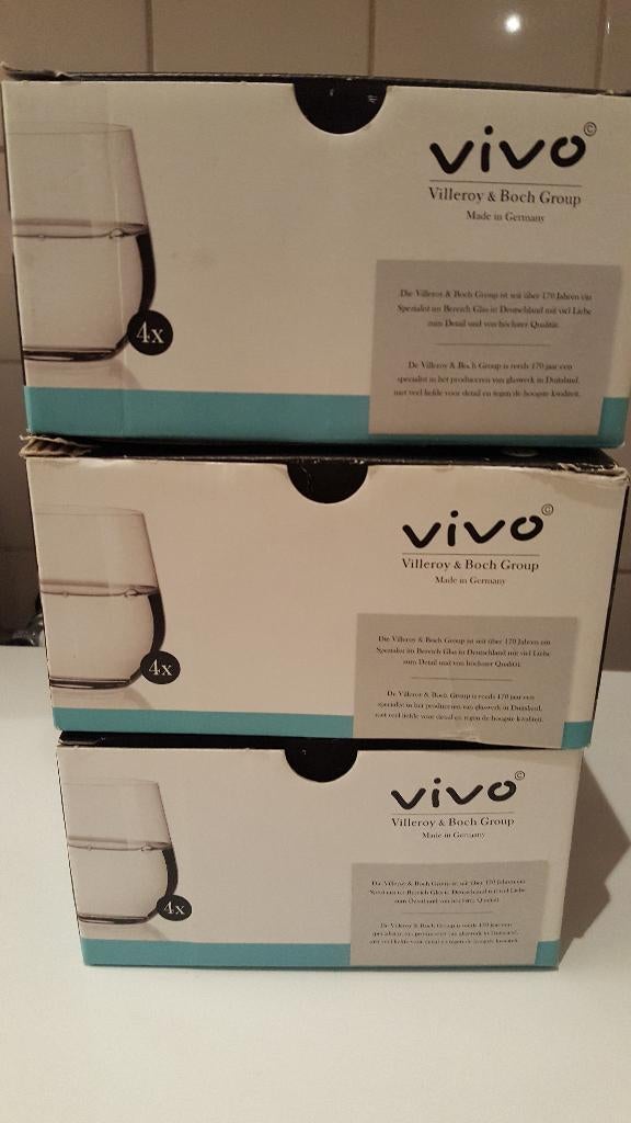 VIVO Villeroy&Boch Albert Heijn AH Waterglazen, Huis en Inrichting, Keuken | Servies, Ophalen, Glas of Glazen, Nieuw, Glas