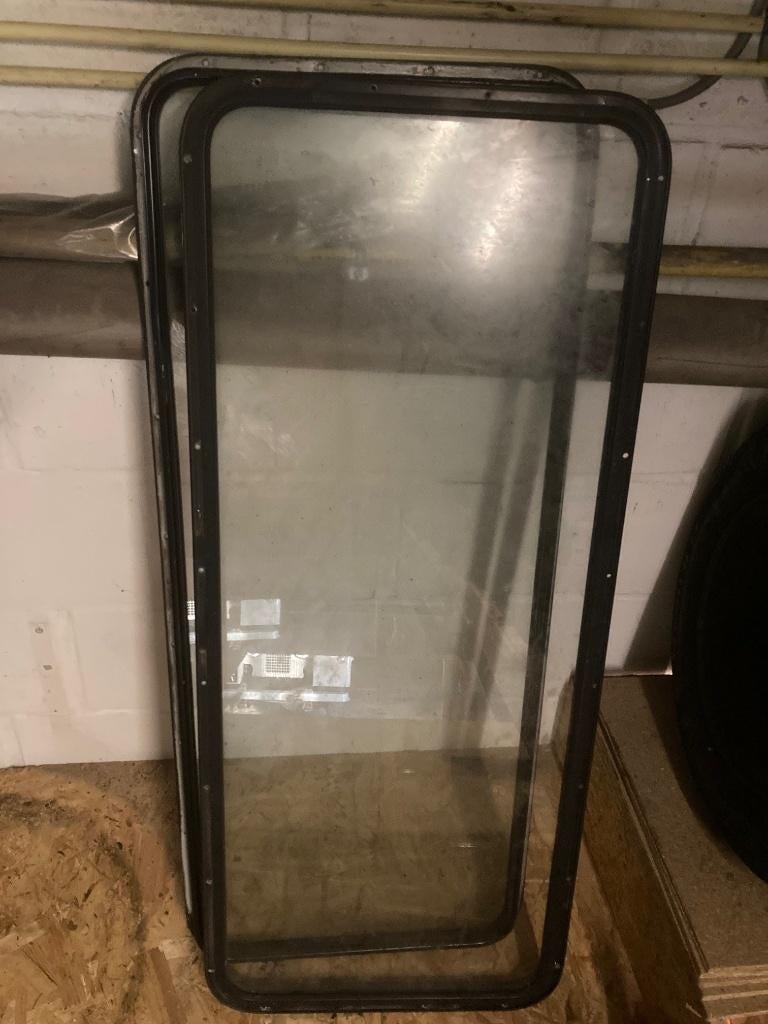 Landrover Defender 90/110 zijramen set, Ophalen, Gebruikt, Land Rover