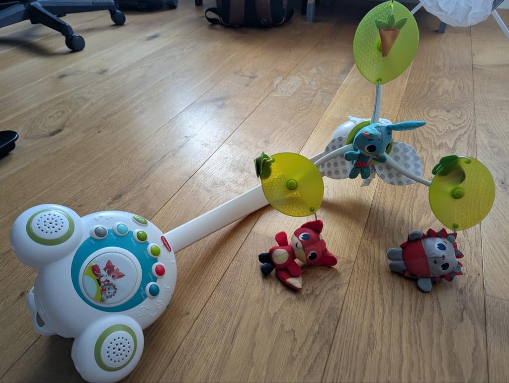 Tiny Love mobiel met geluid, Ophalen of Verzenden, Gebruikt, Mobiel, Met licht