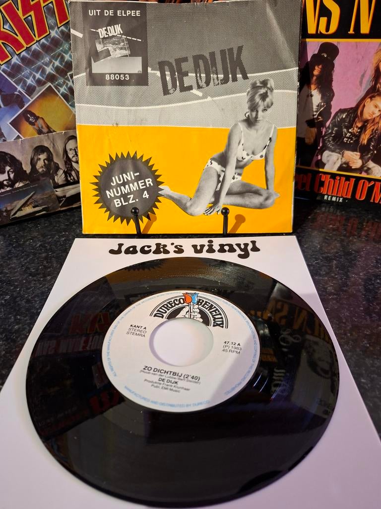 De Dijk - Zo Dichtbij (Single, 1983, Cd's en Dvd's, Vinyl | Nederlandstalig, Ophalen of Verzenden, Gebruikt, Overige formaten