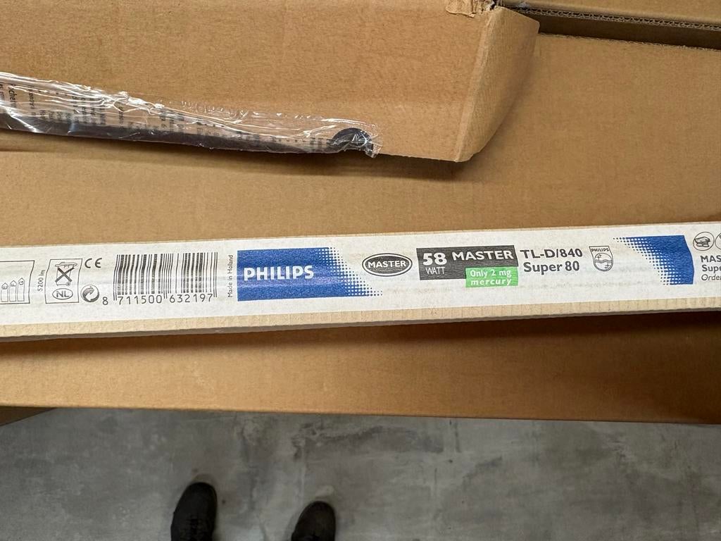 Philips Master TL-D 58W/840 fluorescentielamp, Ophalen of Verzenden, Nieuw
