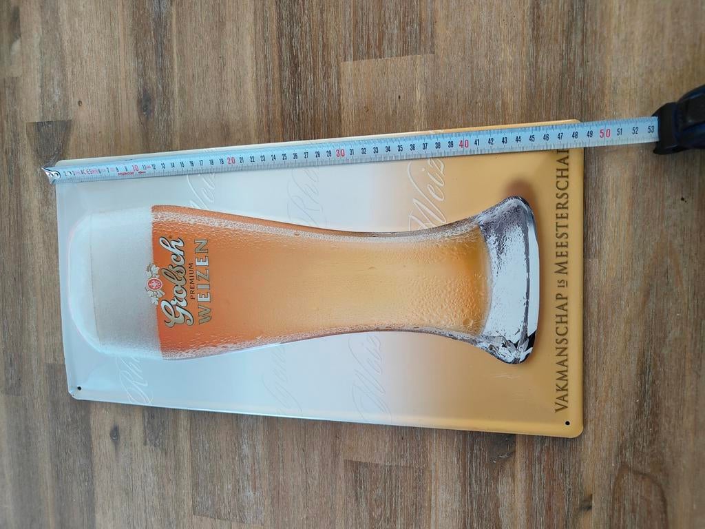 Grolsch Weizen reclamebord, Verzamelen, Ophalen of Verzenden