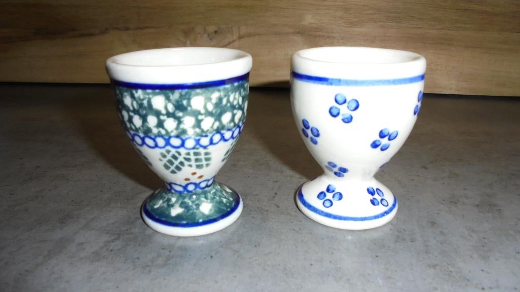 nieuw pools keramiek BUNZLAU eierdoppen, Keramiek, Overige typen, Nieuw, Ophalen of Verzenden