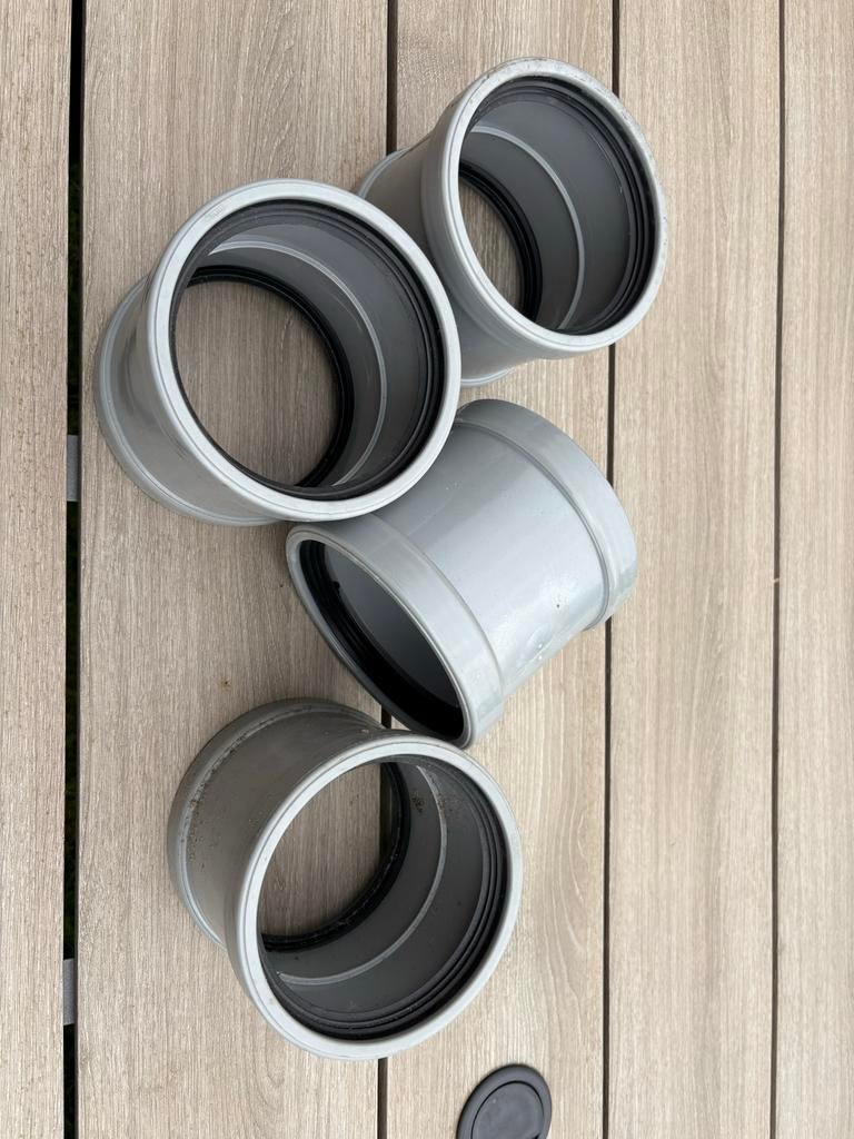 Wavin PVC overschuifmof 125 (6 stuks), Pvc, Overige typen, Nieuw, Ophalen of Verzenden