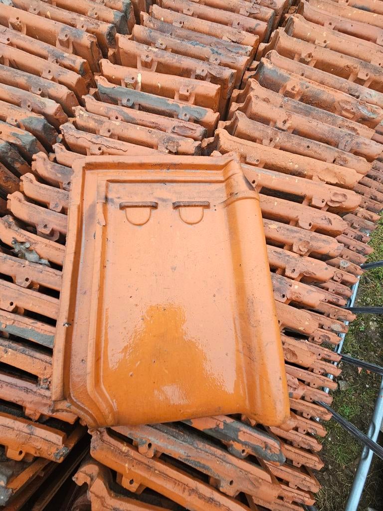 Ca 1700 st Tuile du nord, Gebruikt, Steen of Klei, Ophalen of Verzenden, 15 m² of meer