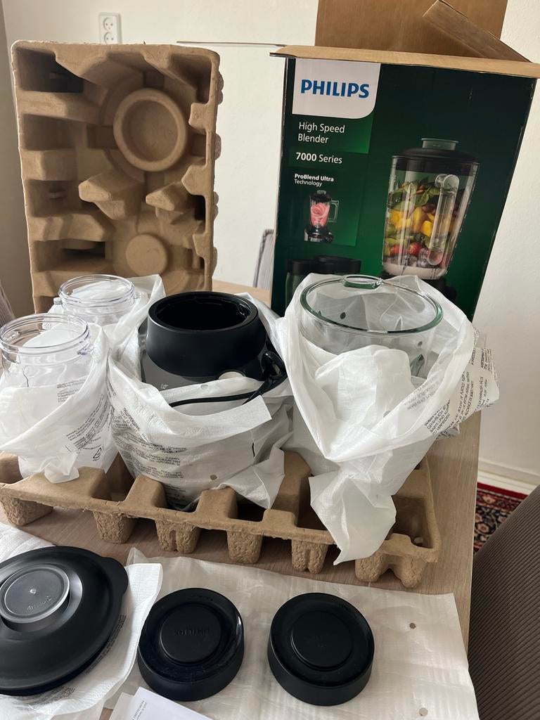 Philips High Speed Blender 7000 Series, Ophalen of Verzenden, Nieuw, Blender