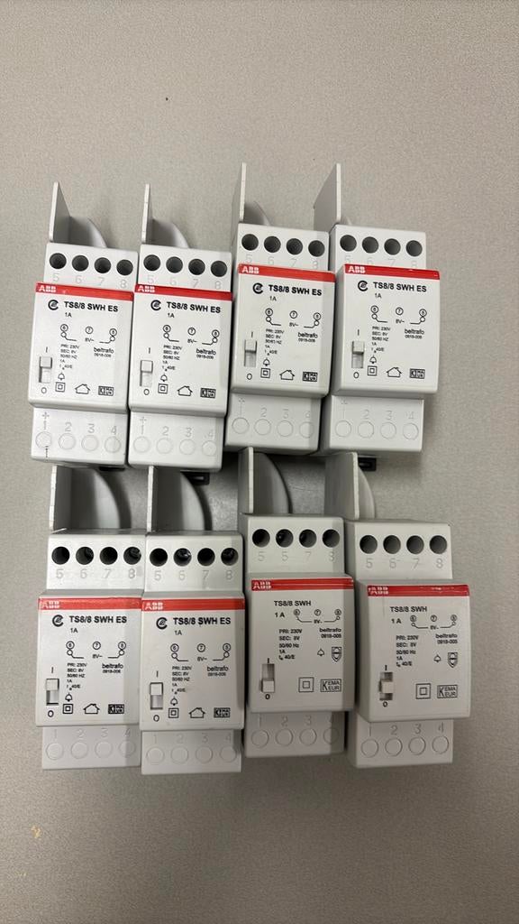 ABB beltrafo voor busboard, 8 stuks, Abb, Overige typen, Ophalen of Verzenden, Zo goed als nieuw