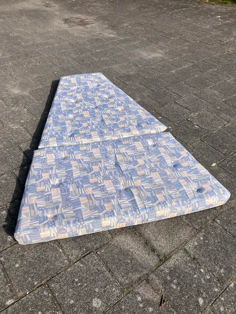 Bootkussen punt, 2-delig, 213x50-140x10cm, zo goed als nieuw, Ophalen, Zo goed als nieuw, Interieur en Kussens