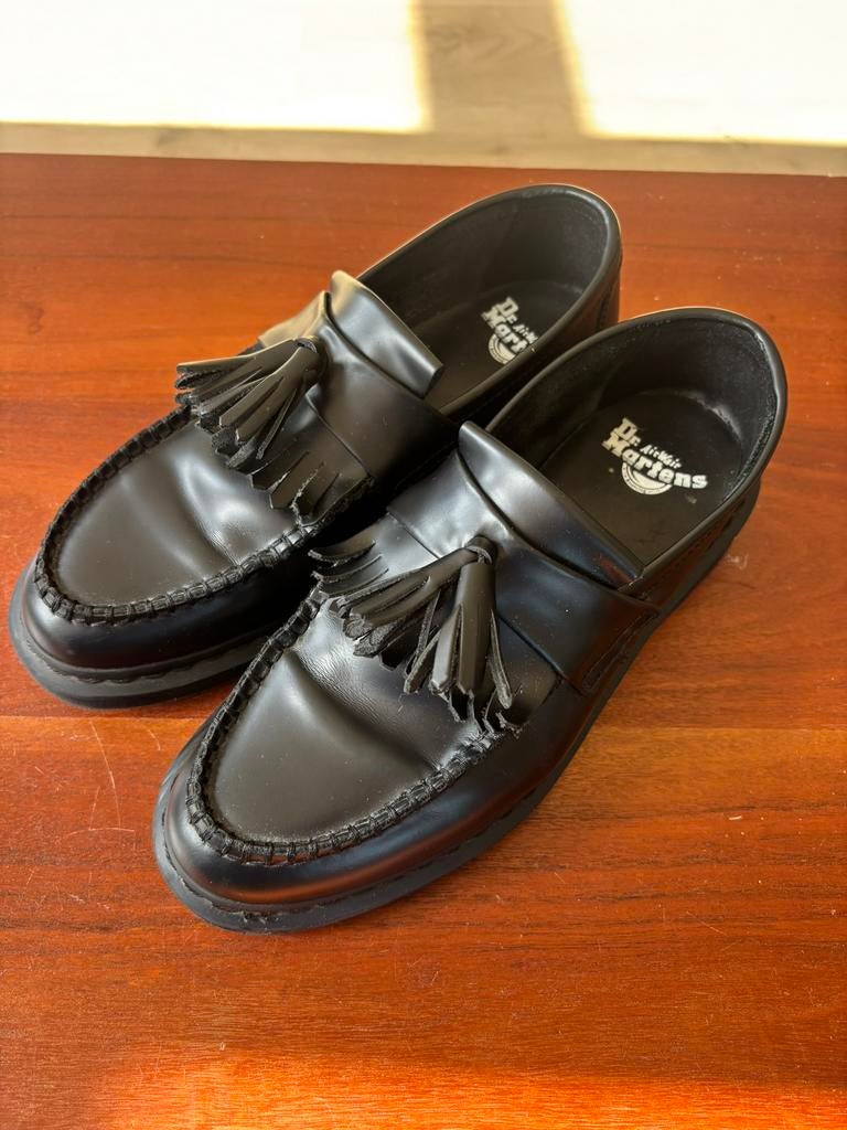 Dr. Martens Adrian Mono Black Smooth 41, Kleding | Heren, Schoenen, Zwart, Nieuw, Loafers, Ophalen