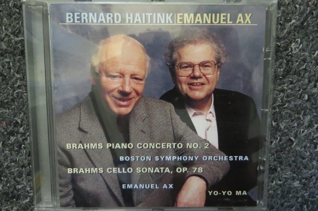 Cd: Brahms cello son., Bernard Haitink, Emanuel Ax, Yo Yo Ma, Cd's en Dvd's, Cd's | Klassiek, Zo goed als nieuw, Kamermuziek, Classicisme
