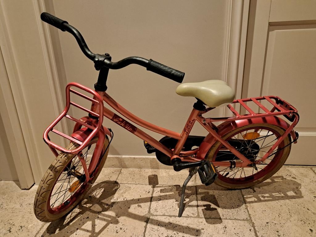 Kinderfiets Loekie 16 inch, Ophalen, Zijwieltjes, Loekie, 16 tot 20 inch