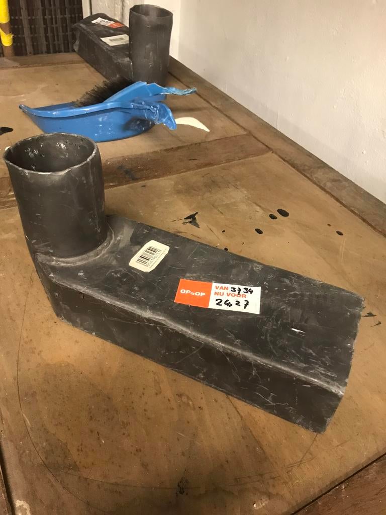 6 nieuwe loden stadsuitlopen, Afvoer, Pvc, Nieuw, Ophalen of Verzenden