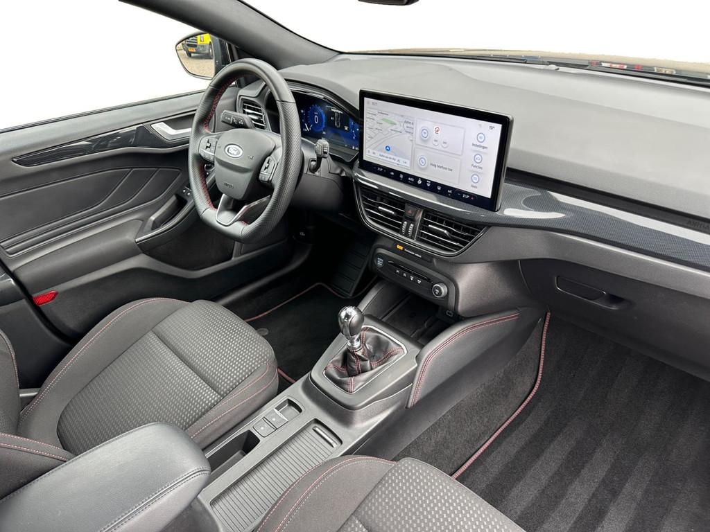 Ford Focus 1.0 EcoBoost Hybrid ST Line X | Prijs incl. onder, Auto's, 12 maanden, Stof, Gebruikt, Zwart