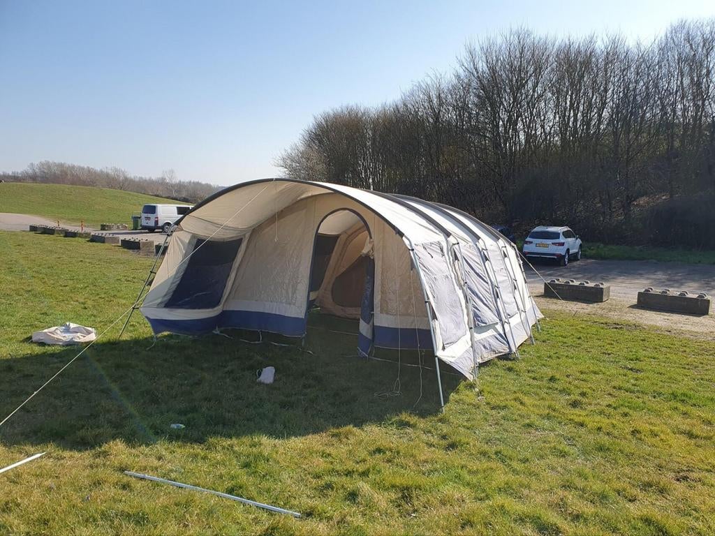 Ruime katoenen Redwood tent, Willow., Ophalen, Tot en met 4