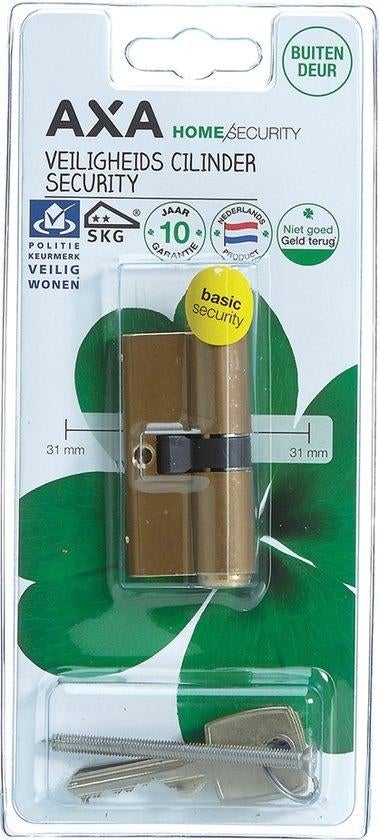 AXA Dubbele 30-30 mm 3 sleutels (Cilinderslot), Overige materialen, AXA, Nieuw, Ophalen of Verzenden