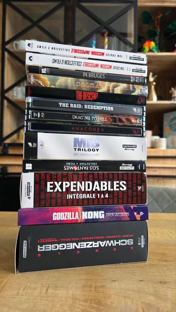 4k blue rays, Ophalen of Verzenden, Zo goed als nieuw, Actie