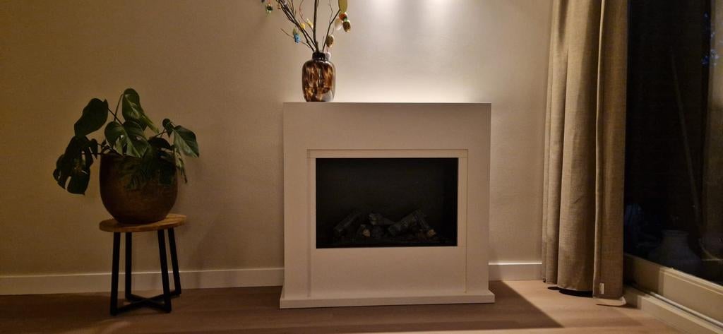 Dimplex sfeerhaard (waterdamp) met MDF ombouw, Huis en Inrichting, Ophalen