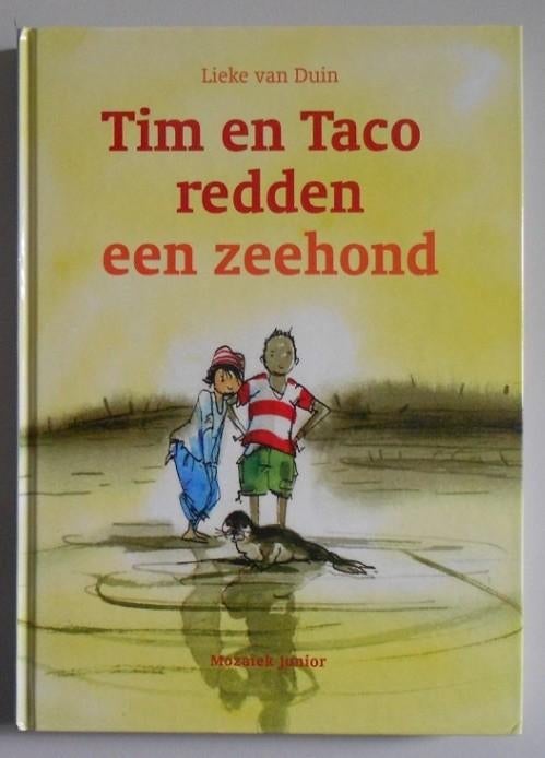 Tim en Taco redden een zeehond = Lieke van Duin - zwaar boek, Boeken, Ophalen of Verzenden, Zo goed als nieuw, Fictie algemeen
