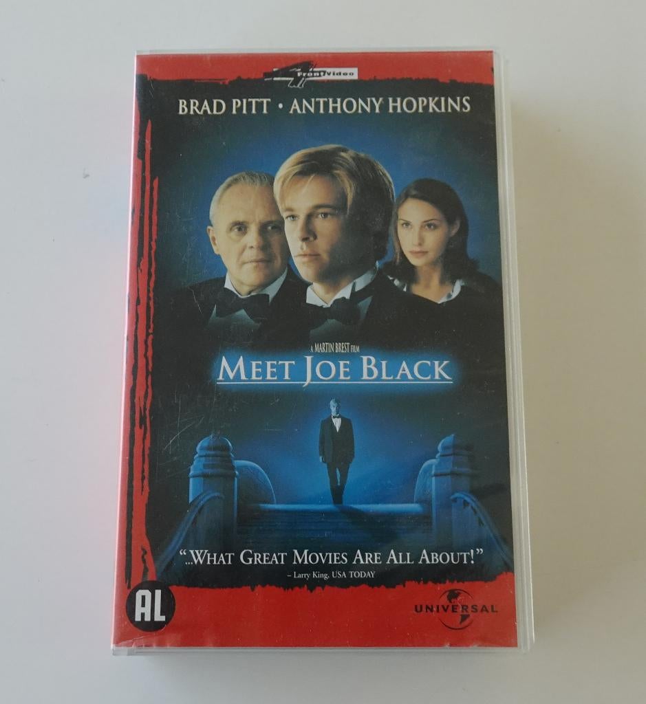 Meet Joe Black - Film op VHS uit 1998, Cd's en Dvd's, VHS | Film, Alle leeftijden, Ophalen, Zo goed als nieuw, Overige genres