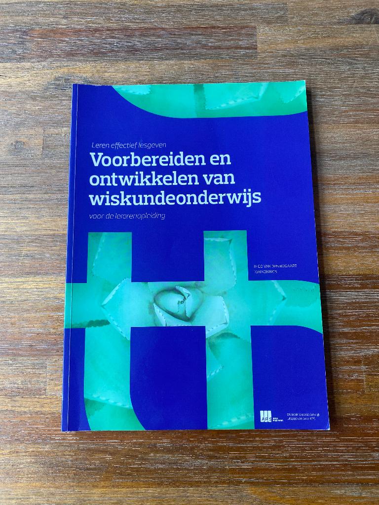 Voorbereiden en ontwikkelen van wiskundeonderwijs–studieboek, Boeken, Studieboeken en Cursussen, Gelezen, HBO, Beta, Ophalen