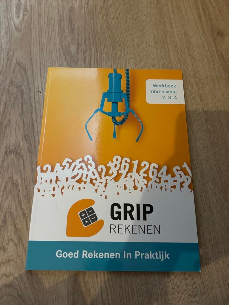 MBO Rekenboek Grip Rekenen - Nieuwstaat, Ophalen of Verzenden, Beta, Zo goed als nieuw, MBO