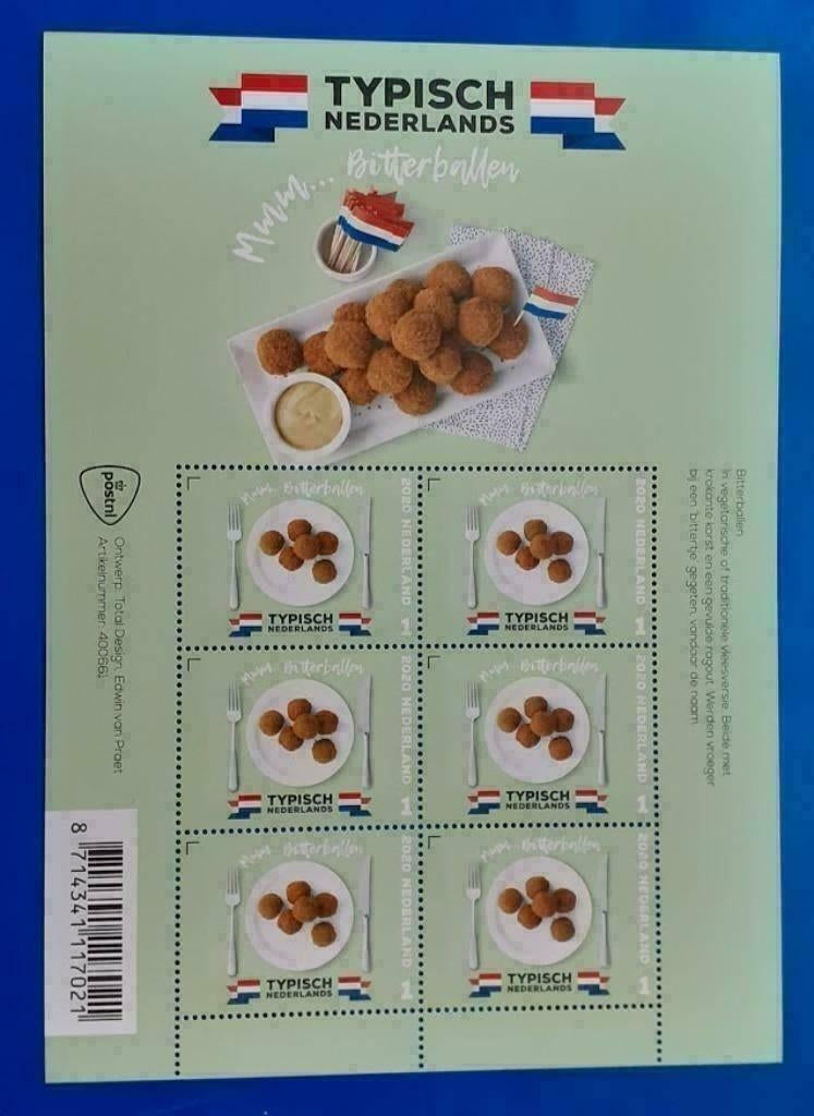 NVPH 3848 Typisch Nederlands Bitterballen - 2020, Verzenden, Na 1940, Postfris
