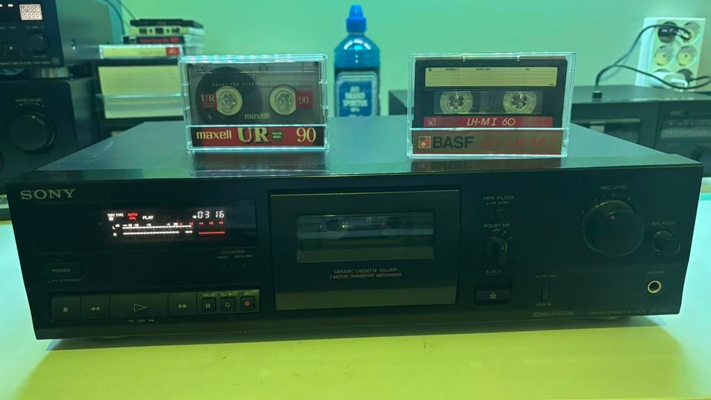 Sony TC-K361 Cassettedeck, Ophalen of Verzenden, Enkel, Sony, Tiptoetsen