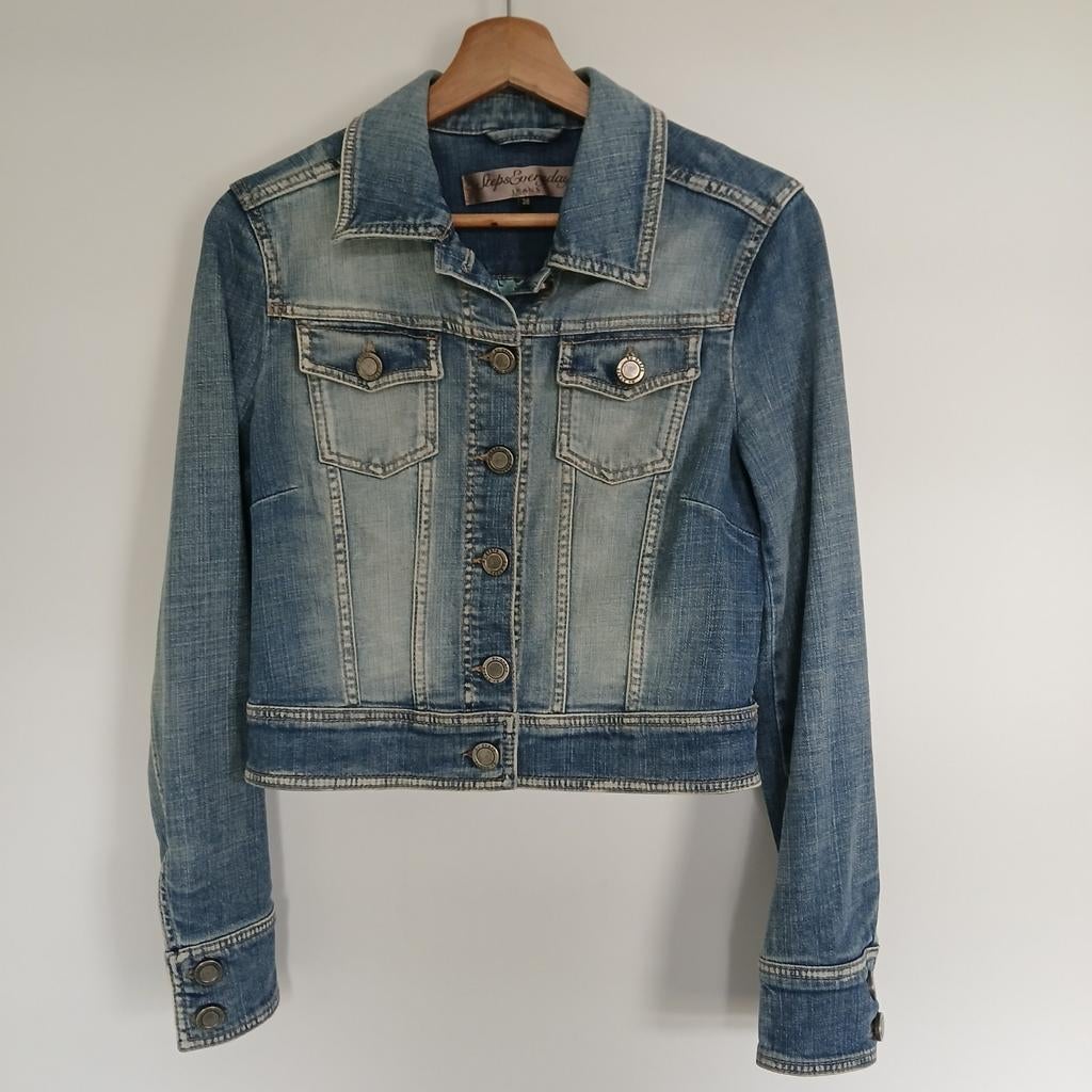 Steps Spijkerjasje Maat 38 - Zo Goed Als Nieuw!, Maat 38/40 (M), Blauw, Ophalen of Verzenden, Zo goed als nieuw