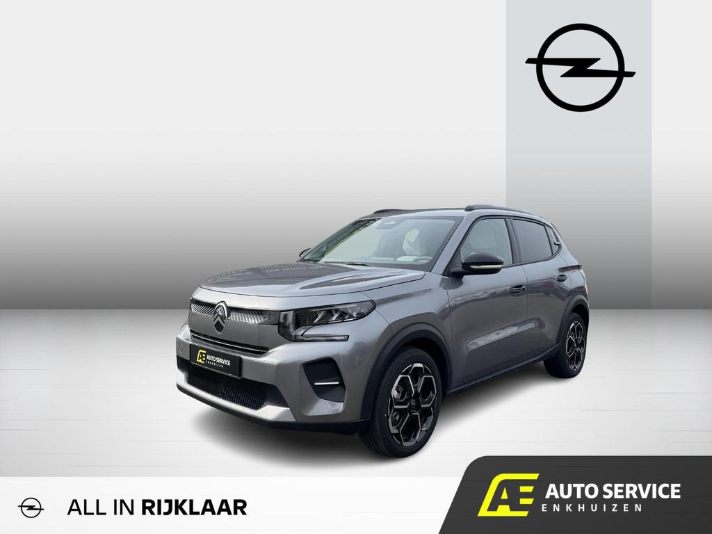 Citroen Ë-C3 Plus 113pk 44 kWh AKTIE PRIJS! Incl. 2x lader, 12 maanden, Stof, Gebruikt, 322 km