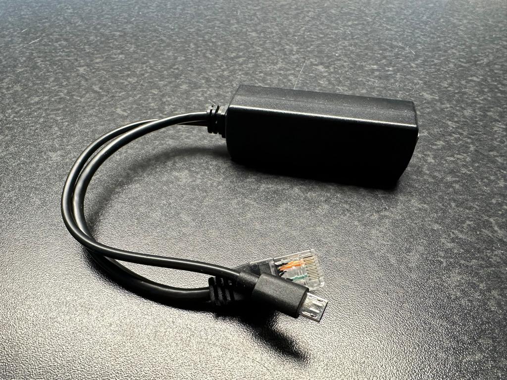 PoE Splitter (LS-POE-B0525) Micro-USB (bv voor Raspberry Pi), Ophalen of Verzenden, Zo goed als nieuw